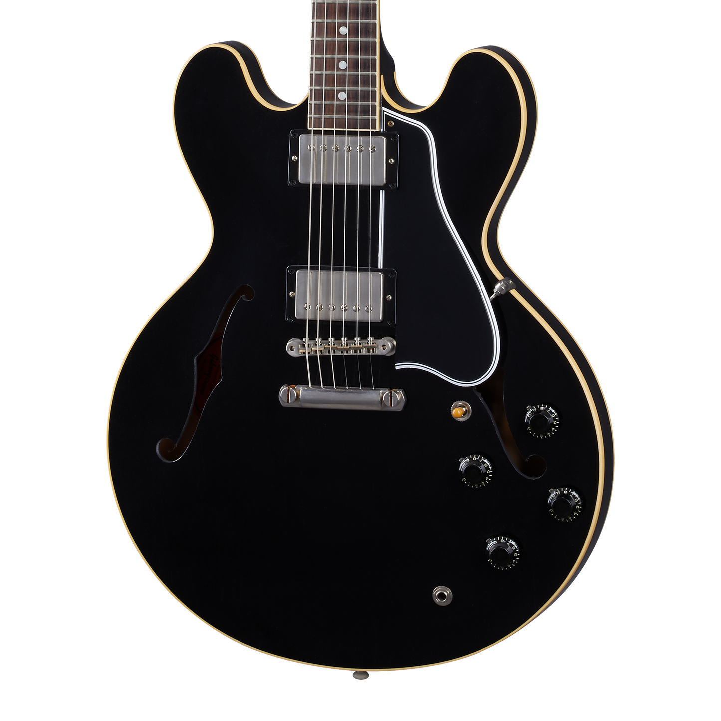 Gibson Custom 1959 ES-335 Reissue, Ultra Light Aged, Ebony Electric Guitar Gibson Custom