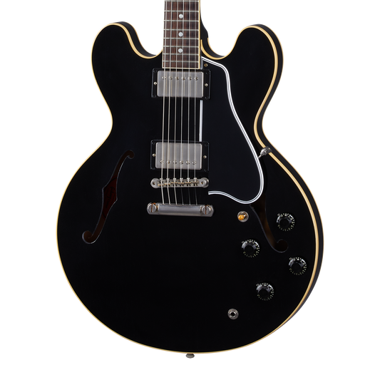 Gibson Custom 1959 ES-335 Reissue, Ultra Light Aged, Ebony Electric Guitar Gibson Custom