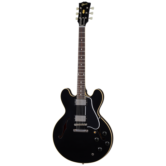 Gibson Custom 1959 ES-335 Reissue, Ultra Light Aged, Ebony Electric Guitar Gibson Custom
