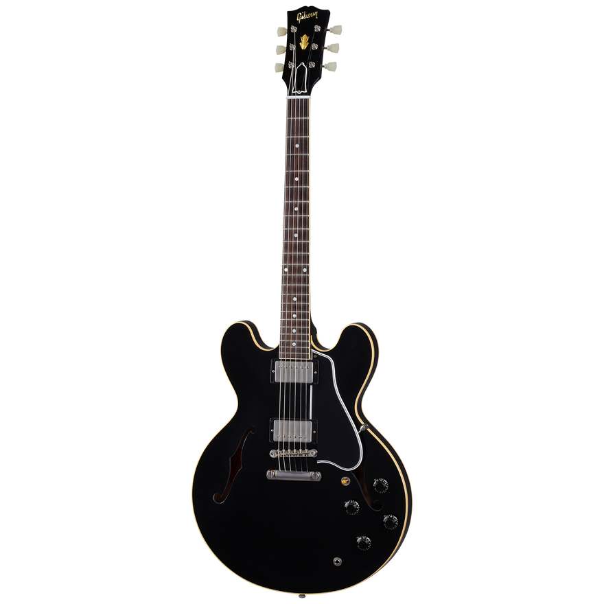 Gibson Custom 1959 ES-335 Reissue, Ultra Light Aged, Ebony Electric Guitar Gibson Custom