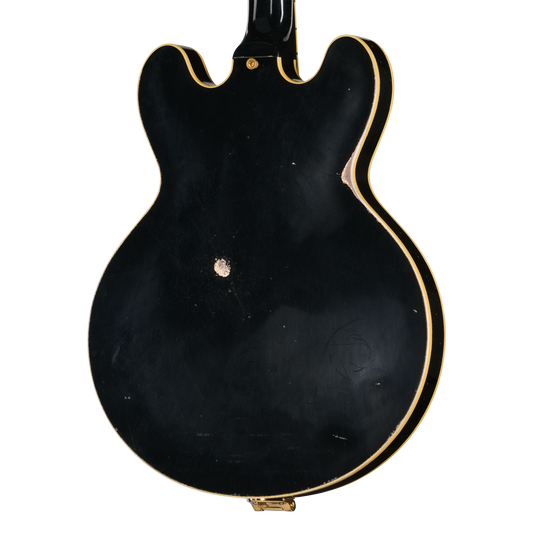Gibson Custom LE 1959 ES-345 Reissue with Bigsby, Heavy Aged, Ebony Electric Guitar Gibson Custom