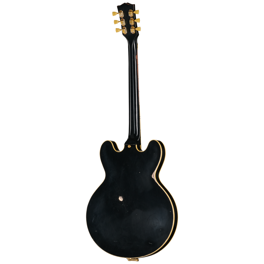 Gibson Custom LE 1959 ES-345 Reissue with Bigsby, Heavy Aged, Ebony Electric Guitar Gibson Custom