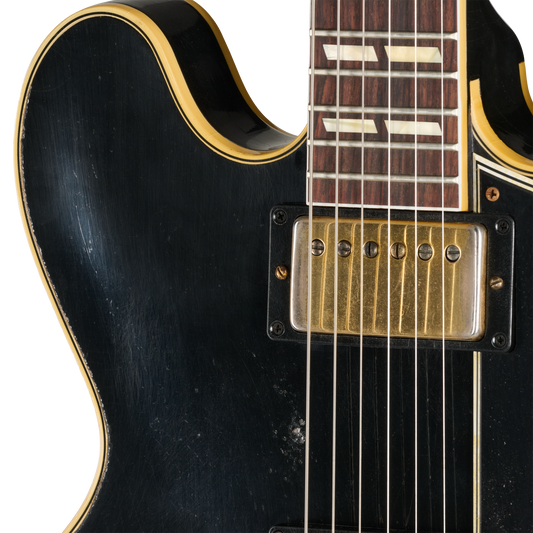 Gibson Custom LE 1959 ES-345 Reissue with Bigsby, Heavy Aged, Ebony Electric Guitar Gibson Custom