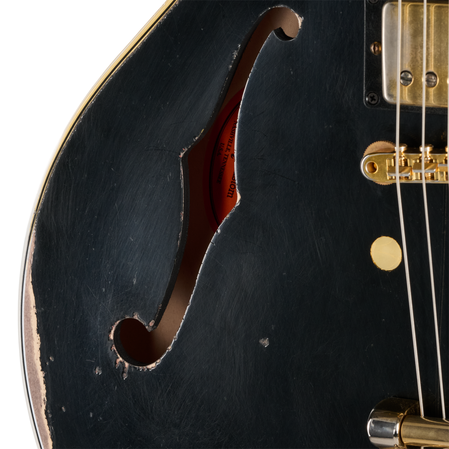 Gibson Custom LE 1959 ES-345 Reissue with Bigsby, Heavy Aged, Ebony Electric Guitar Gibson Custom