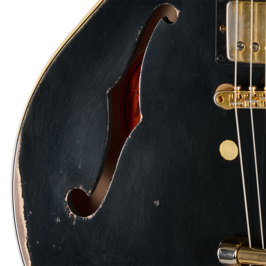 Gibson Custom LE 1959 ES-345 Reissue with Bigsby, Heavy Aged, Ebony Electric Guitar Gibson Custom