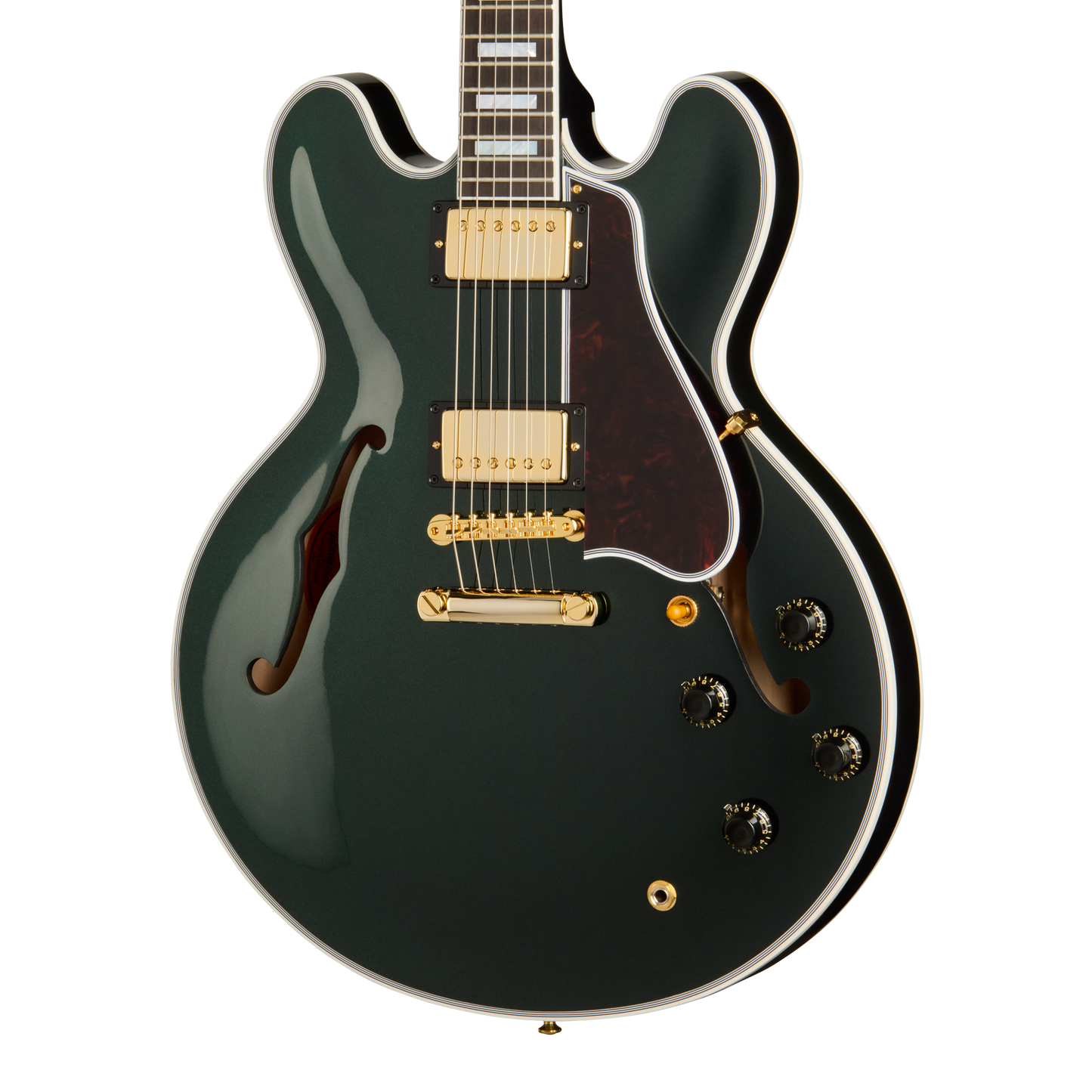 Gibson Custom 1959 ES-355 Reissue, Gloss, British Racing Green Electric Guitar Gibson Custom