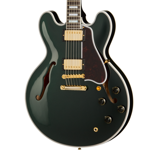 Gibson Custom 1959 ES-355 Reissue, Gloss, British Racing Green Electric Guitar Gibson Custom