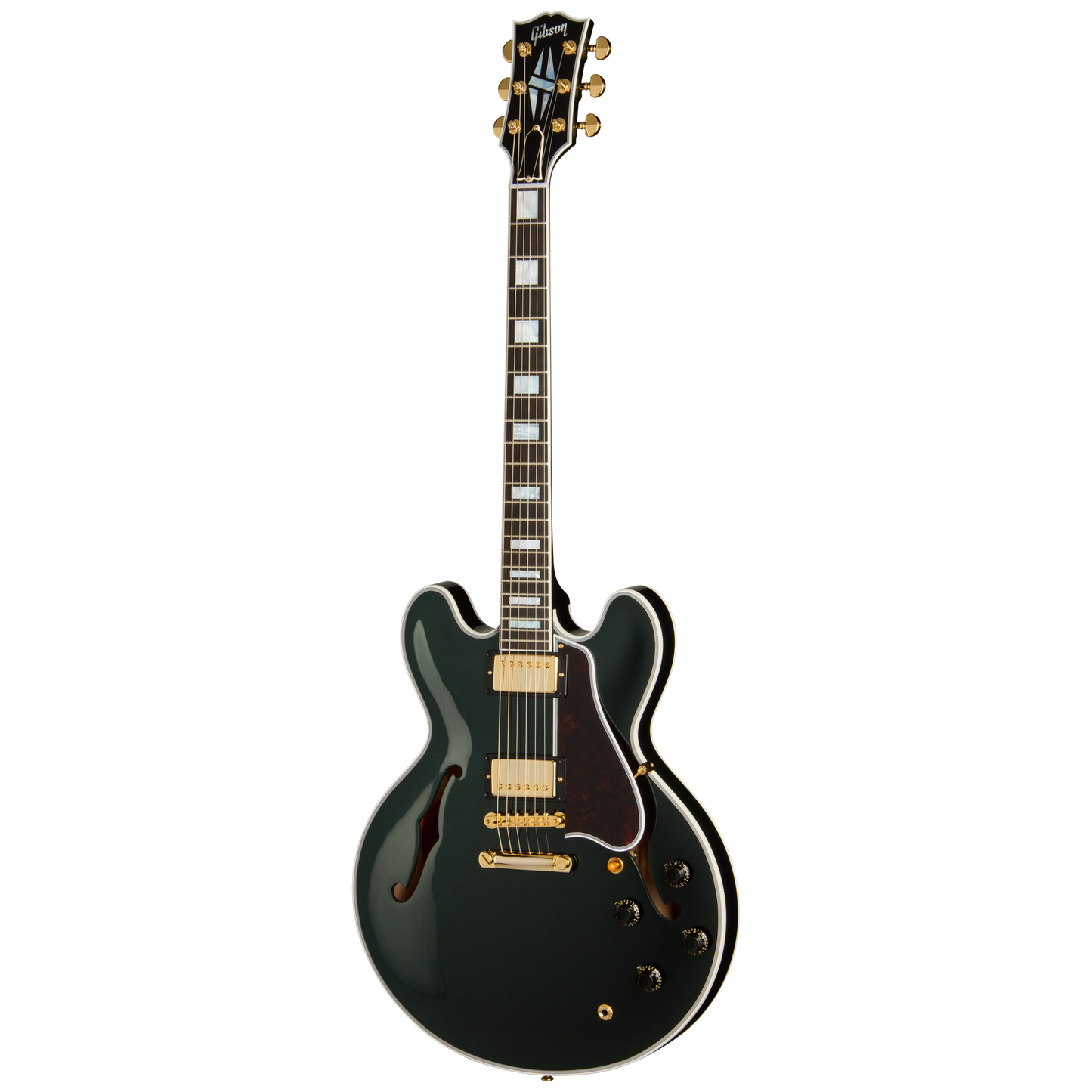 Gibson Custom 1959 ES-355 Reissue, Gloss, British Racing Green Electric Guitar Gibson Custom