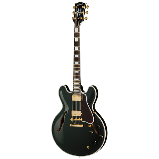 Gibson Custom 1959 ES-355 Reissue, Gloss, British Racing Green Electric Guitar Gibson Custom