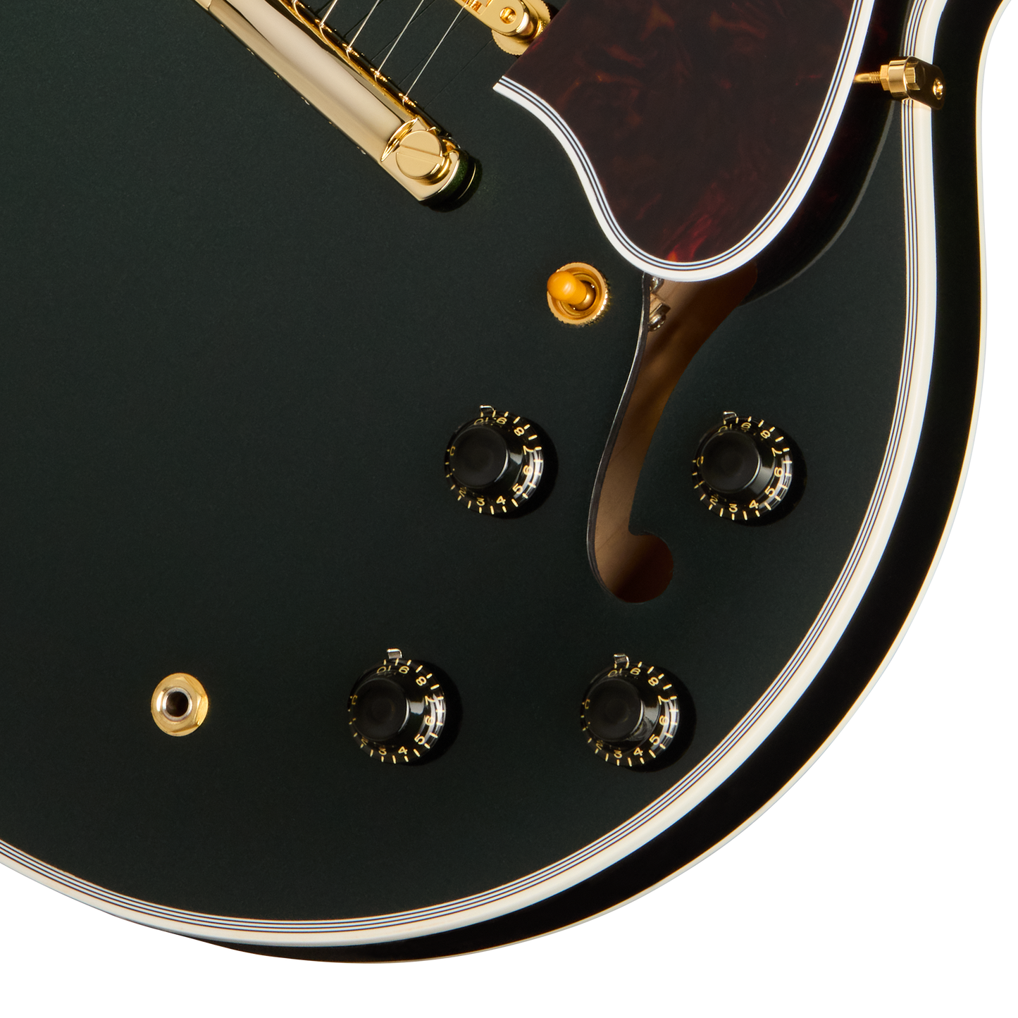 Gibson Custom 1959 ES-355 Reissue, Gloss, British Racing Green Electric Guitar Gibson Custom