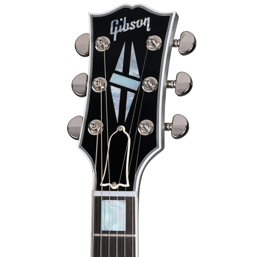 Gibson Custom 1959 ES-355 Reissue with Diamond F-Holes, Gloss, Silver Sparkle Electric Guitar Gibson Custom