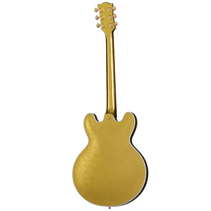 Gibson Custom 1959 ES-355 Reissue with Diamond F-Holes, Gloss, Gold Sparkle Electric Guitar Gibson Custom