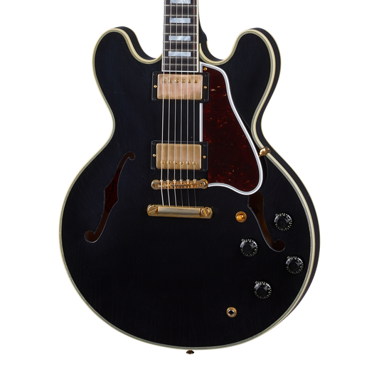 Gibson Custom 1959 ES-355 Reissue, Ultra Light Aged, Ebony Electric Guitar Gibson Custom