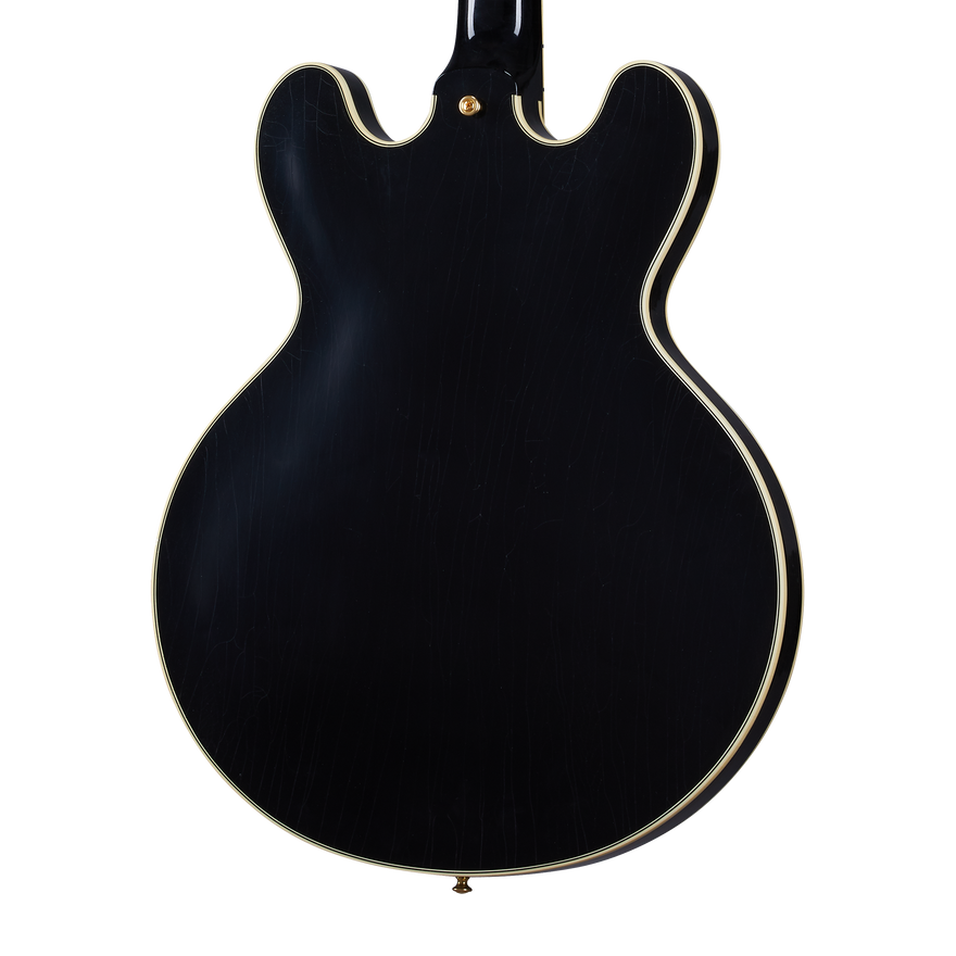 Gibson Custom 1959 ES-355 Reissue, Ultra Light Aged, Ebony Electric Guitar Gibson Custom
