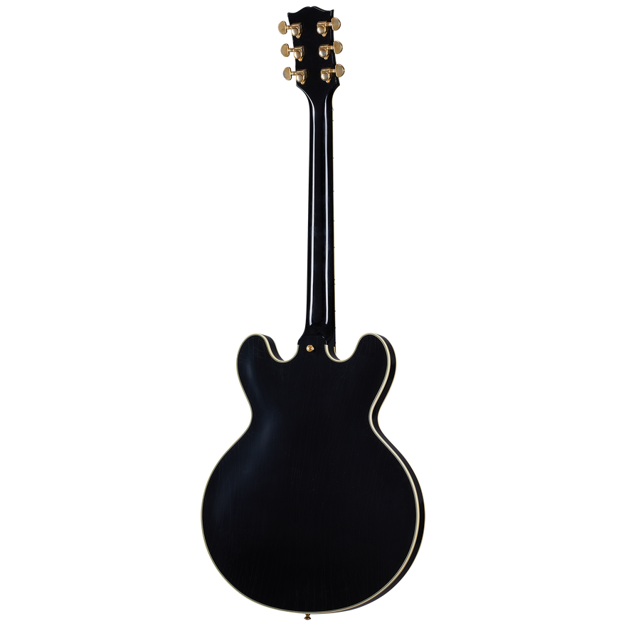 Gibson Custom 1959 ES-355 Reissue, Ultra Light Aged, Ebony Electric Guitar Gibson Custom