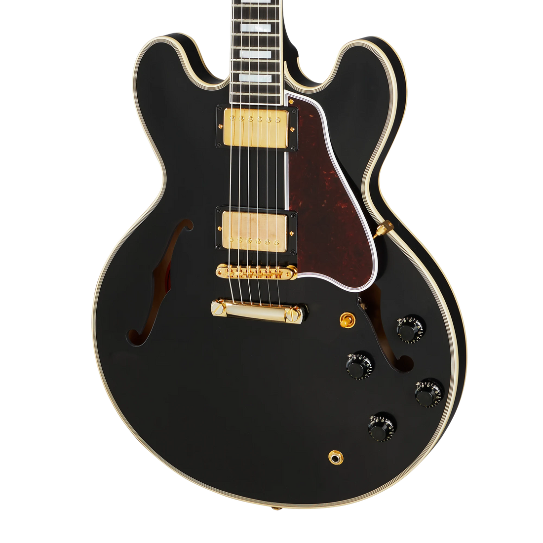 Gibson Custom 1959 ES-355 Reissue, VOS, Ebony Electric Guitar Gibson Custom