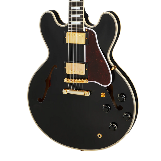 Gibson Custom 1959 ES-355 Reissue, VOS, Ebony Electric Guitar Gibson Custom