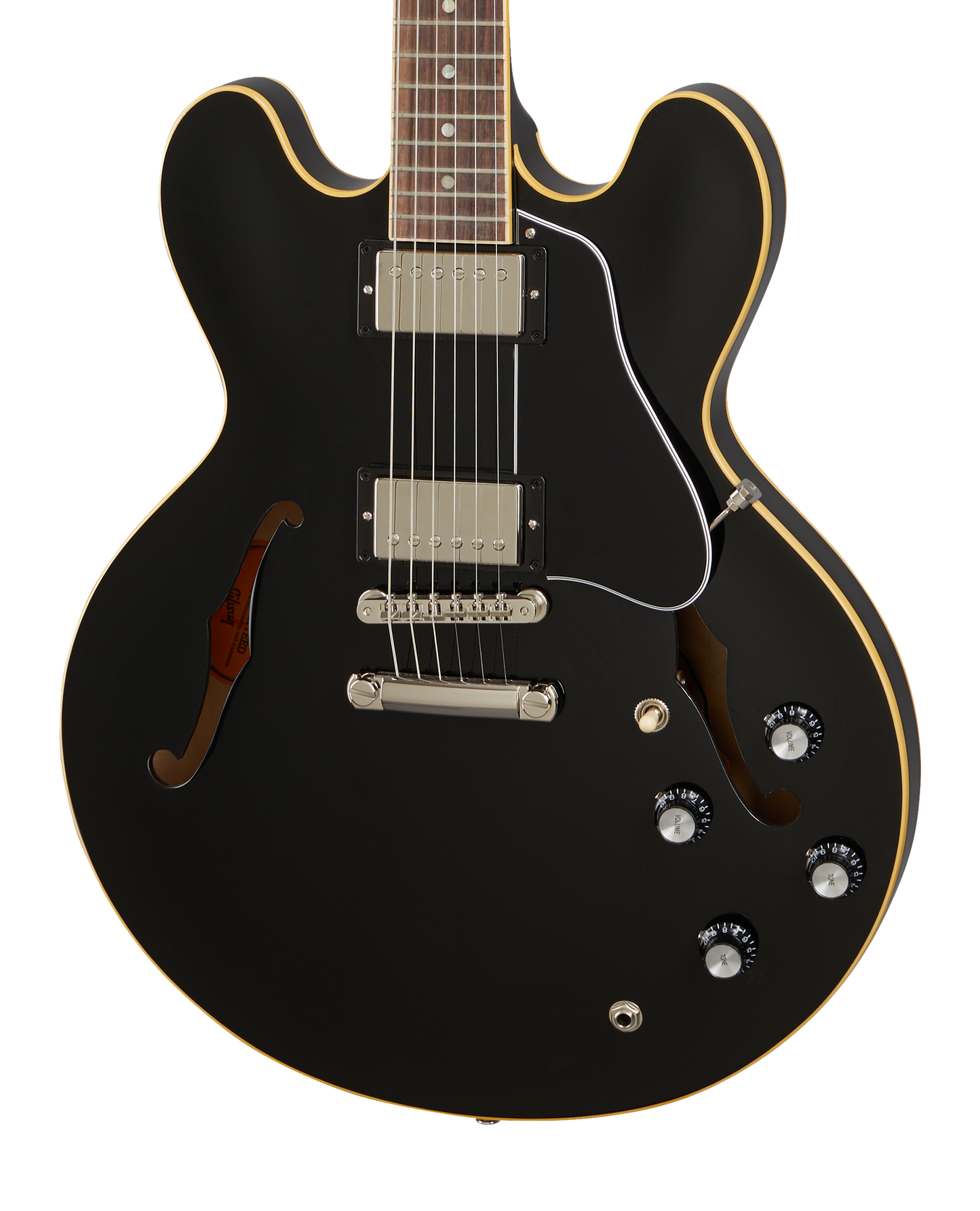 Gibson ES-335, Left-Handed, Vintage Ebony Electric Guitar Gibson
