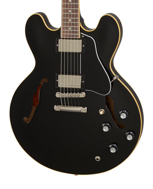 Gibson ES-335, Left-Handed, Vintage Ebony Electric Guitar Gibson