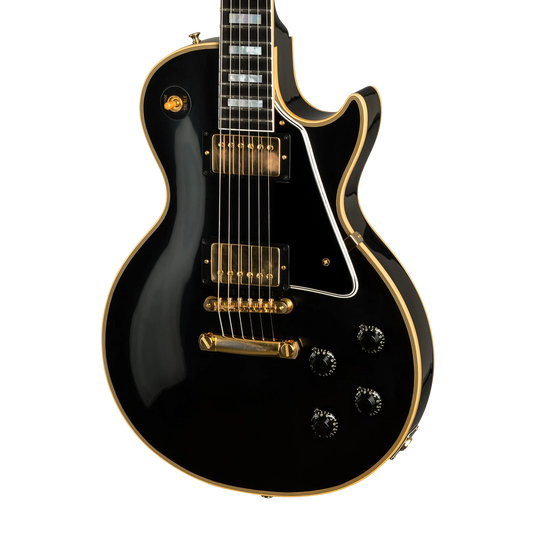 Gibson Custom 1957 Les Paul Custom Reissue, VOS, Ebony Electric Guitar Gibson Custom