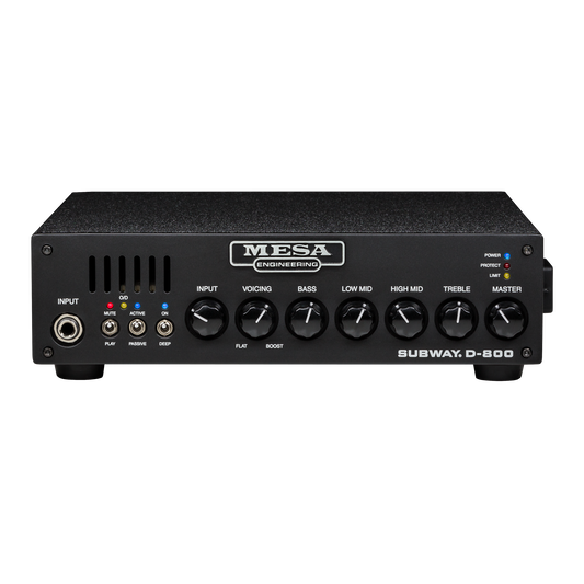 Mesa/Boogie Subway D-800 Compact Bass Amp (Metal Head), Black Head Mesa/Boogie