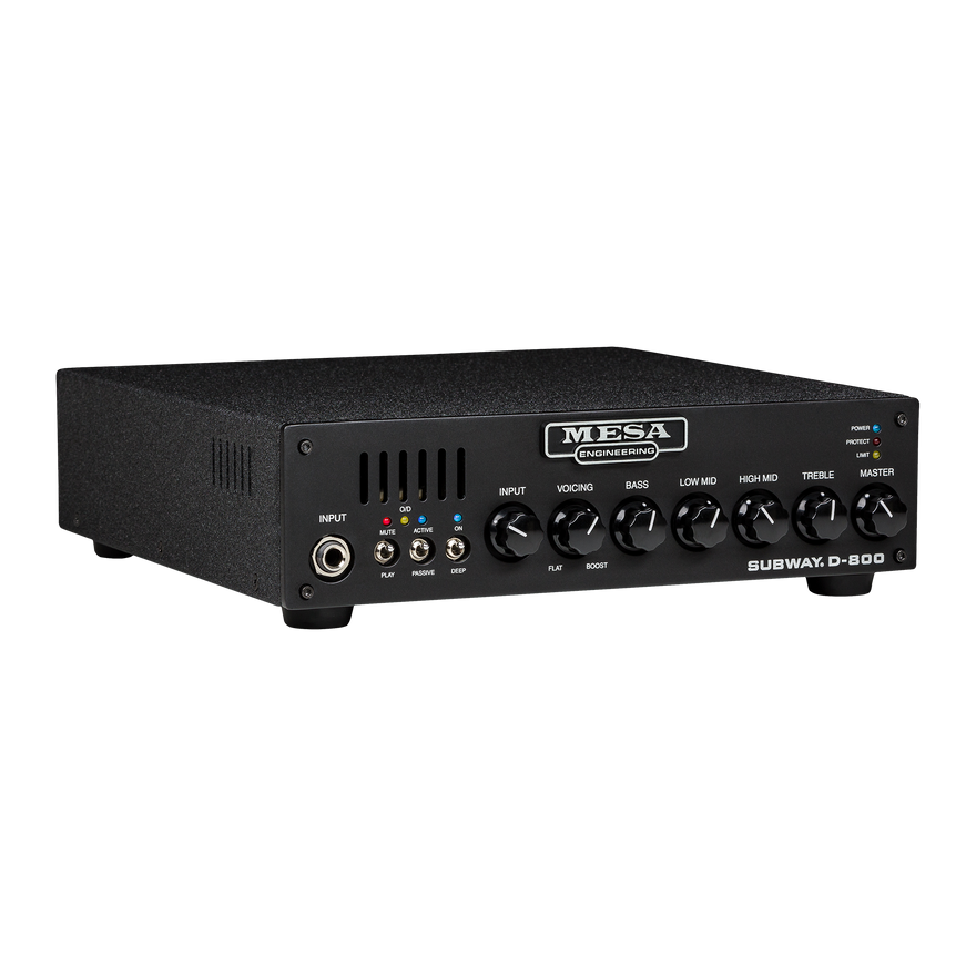 Mesa/Boogie Subway D-800 Compact Bass Amp (Metal Head), Black Head Mesa/Boogie