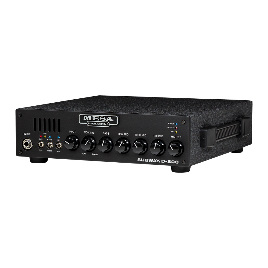 Mesa/Boogie Subway D-800 Compact Bass Amp (Metal Head), Black Head Mesa/Boogie