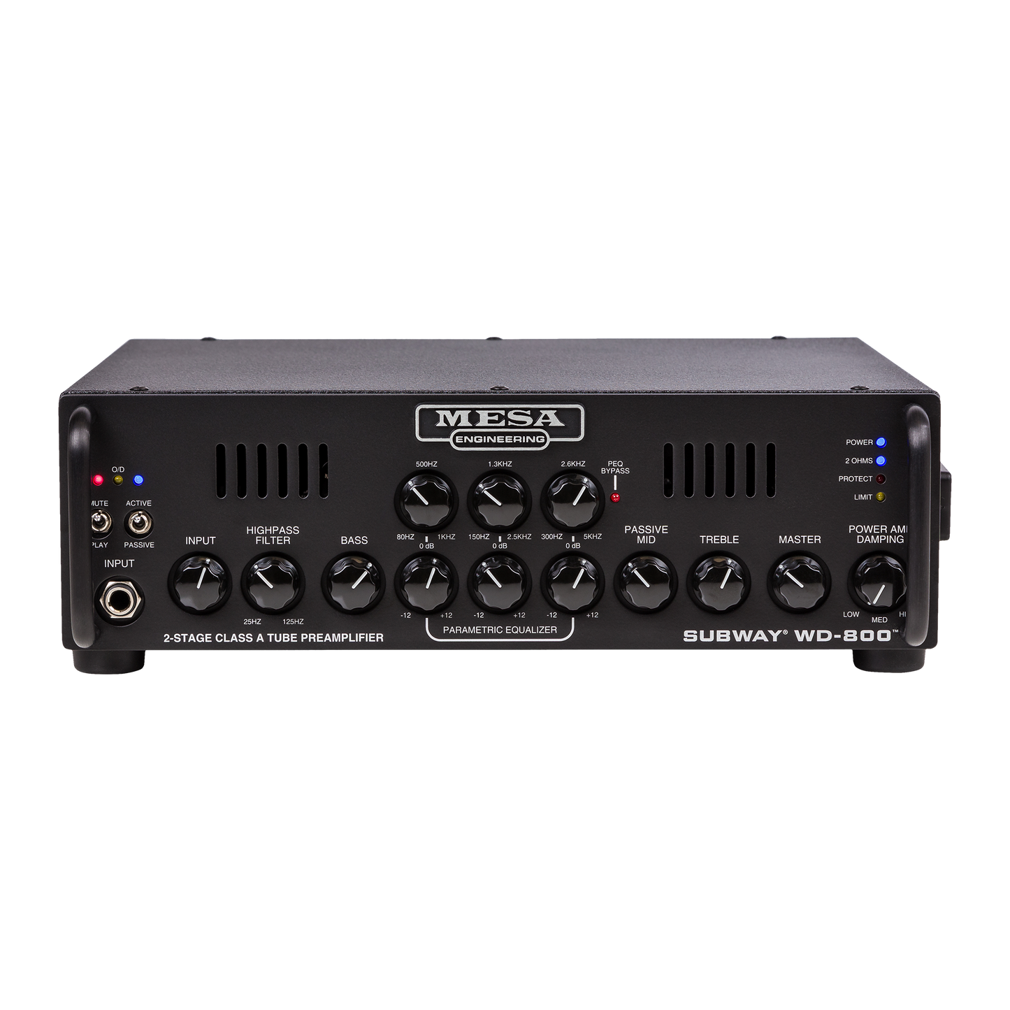 Mesa/Boogie Subway WD-800 Bass Amp (Metal Head), EU Head Mesa/Boogie