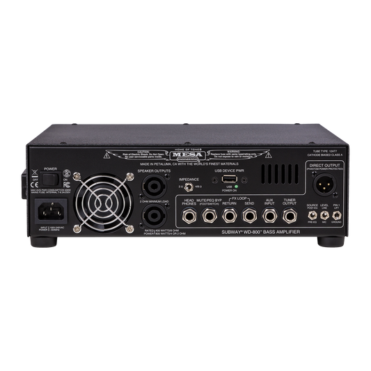 Mesa/Boogie Subway WD-800 Bass Amp (Metal Head), Black Head Mesa/Boogie