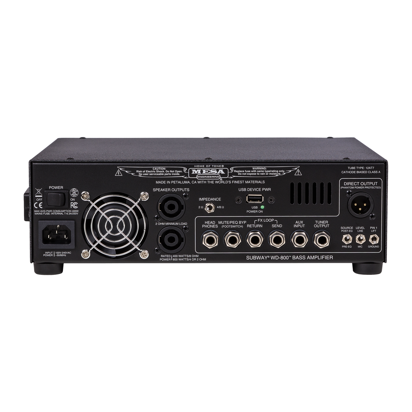 Mesa/Boogie Subway WD-800 Bass Amp (Metal Head), EU Head Mesa/Boogie