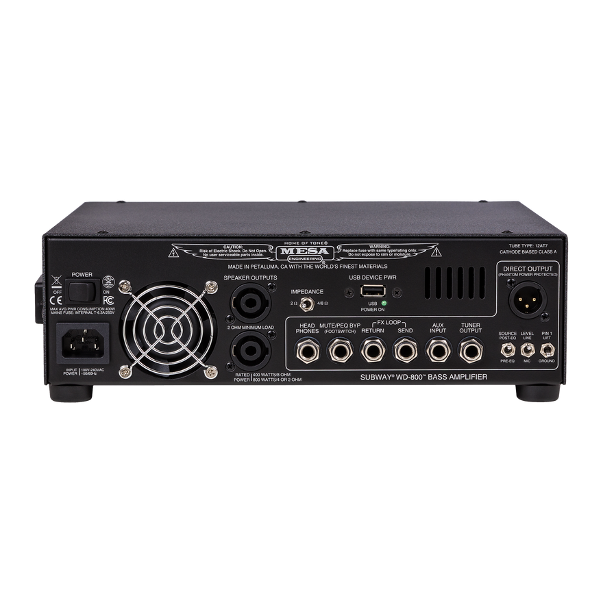 Mesa/Boogie Subway WD-800 Bass Amp (Metal Head), EU Head Mesa/Boogie