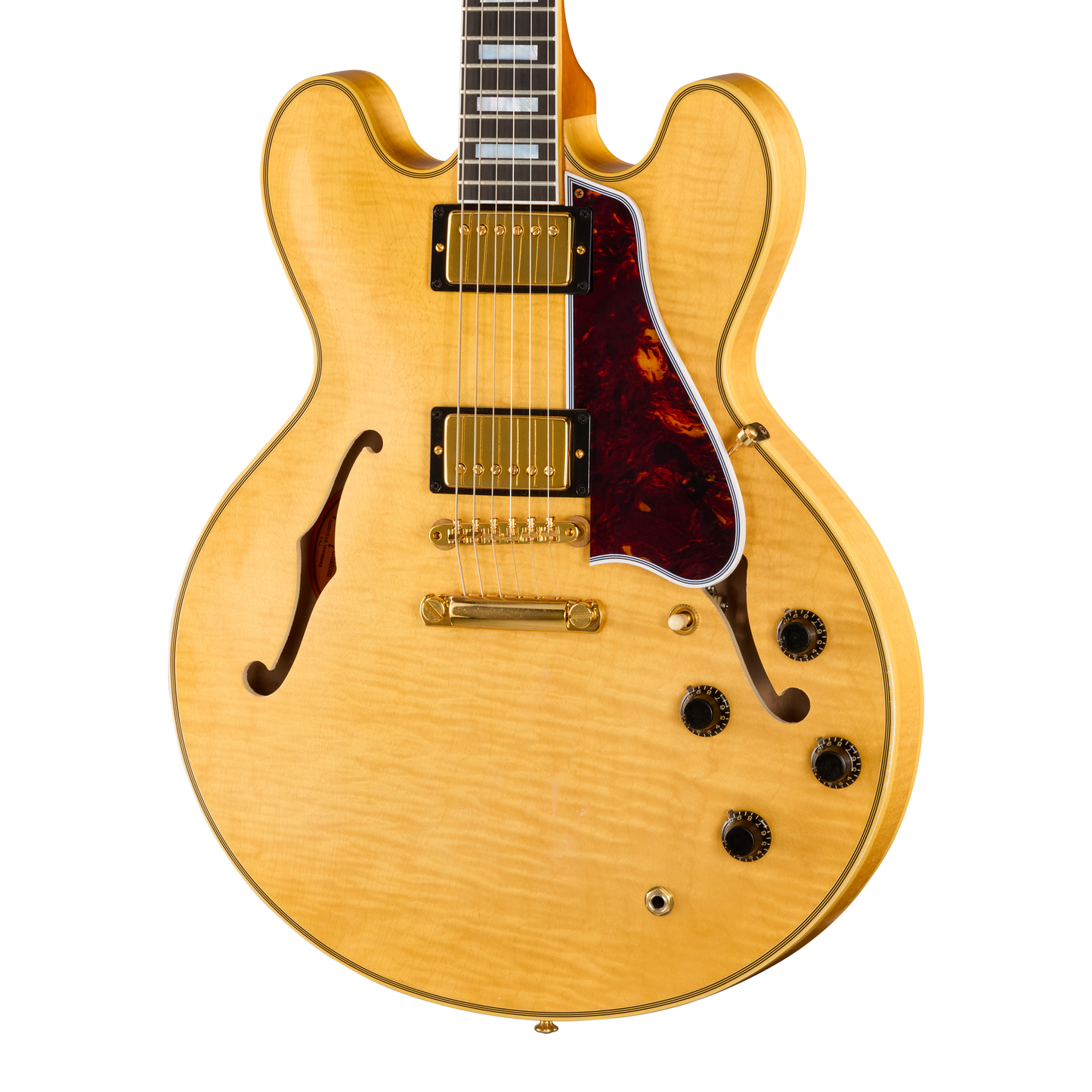 Gibson Custom LE 1960 ES-355 Reissue with Figured Maple, Light Aged, Antique Blonde Electric Guitar Gibson Custom