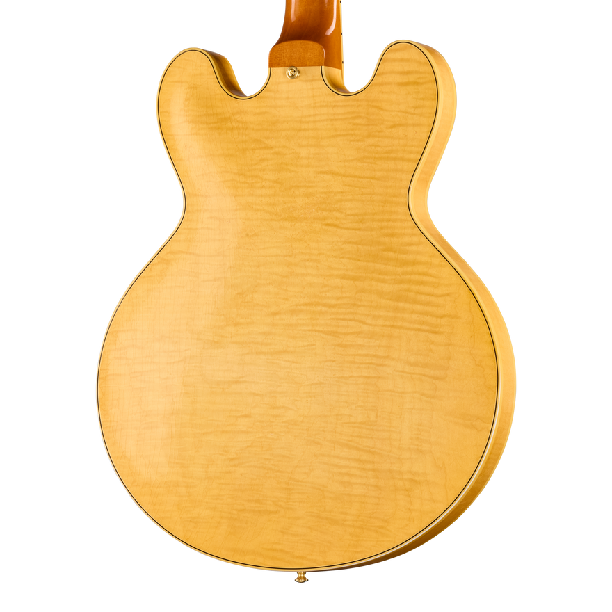 Gibson Custom LE 1960 ES-355 Reissue with Figured Maple, Light Aged, Antique Blonde Electric Guitar Gibson Custom