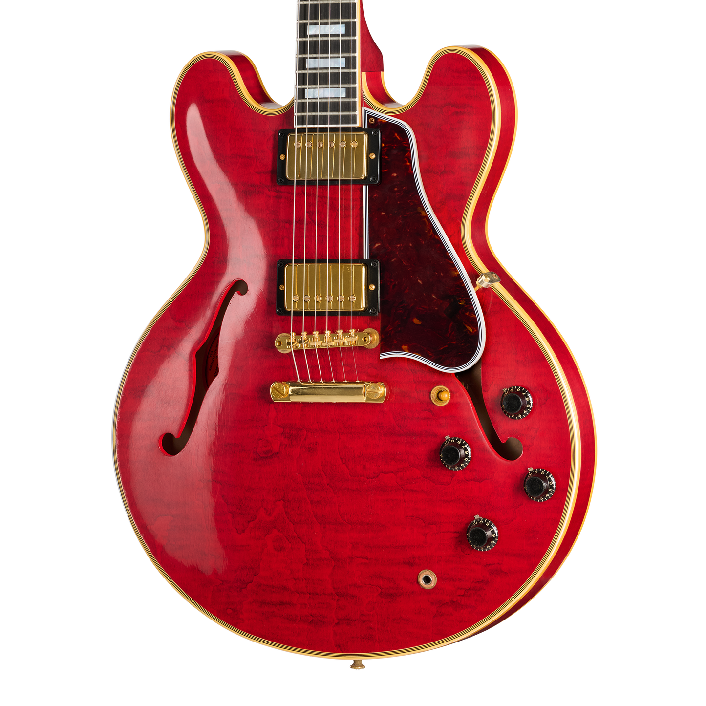 Gibson Custom LE 1960 ES-355 Reissue with Figured Maple, Light Aged, Sixties Cherry Electric Guitar Gibson Custom