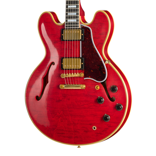 Gibson Custom LE 1960 ES-355 Reissue with Figured Maple, Light Aged, Sixties Cherry Electric Guitar Gibson Custom