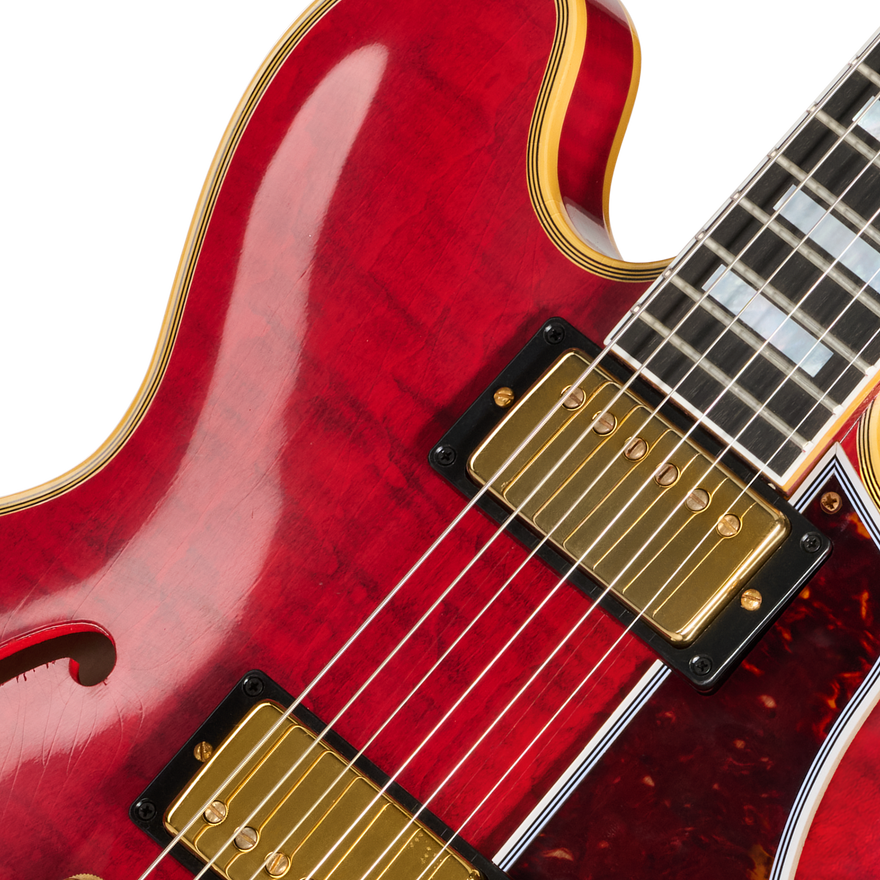 Gibson Custom LE 1960 ES-355 Reissue with Figured Maple, Light Aged, Sixties Cherry Electric Guitar Gibson Custom