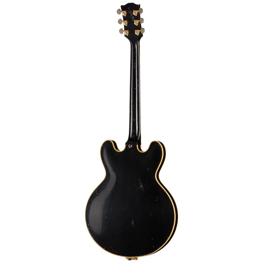 Gibson Custom Keith Richards 1960 ES-355 Collector’s Edition, Signed Guitar and Label, Ebony, Exclusive Electric Guitar Gibson Custom