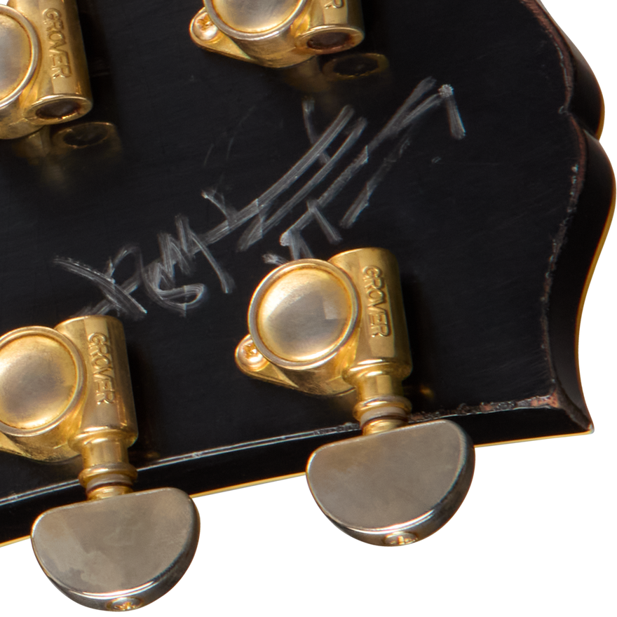 Gibson Custom Keith Richards 1960 ES-355 Collector’s Edition, Signed Guitar and Label, Ebony, Exclusive Electric Guitar Gibson Custom
