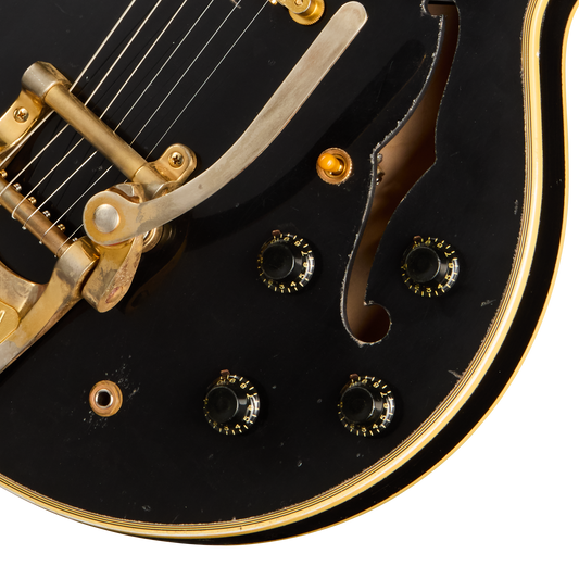 Gibson Custom Keith Richards 1960 ES-355 Collector’s Edition, Signed Label, Ebony Electric Guitar Gibson Custom