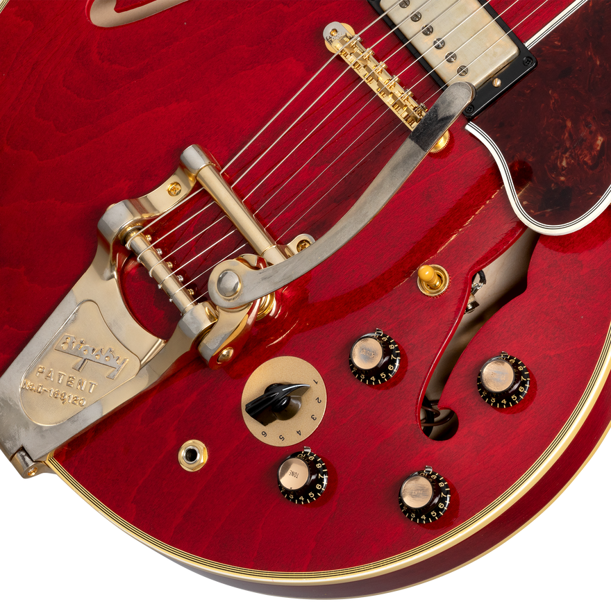 Gibson Noel Gallagher 1960 ES-355, 60s Cherry Murphy Lab Aged Electric Guitar Gibson