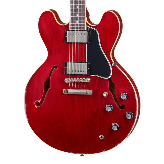 Gibson Custom 1961 ES-335 Reissue, Heavy Aged, Sixties Cherry Electric Guitar Gibson Custom