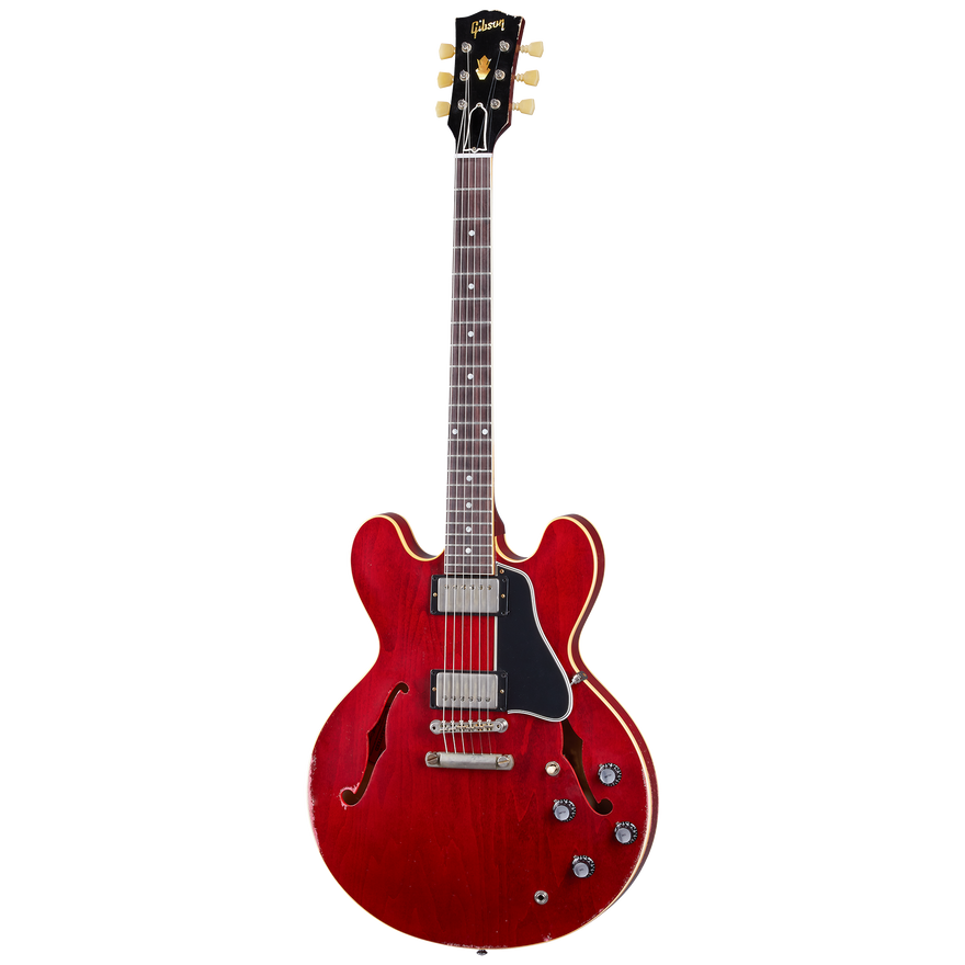Gibson Custom 1961 ES-335 Reissue, Heavy Aged, Sixties Cherry Electric Guitar Gibson Custom