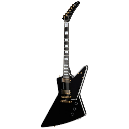 Gibson Custom Explorer Custom, Ebony, Gloss Electric Guitar Gibson Custom