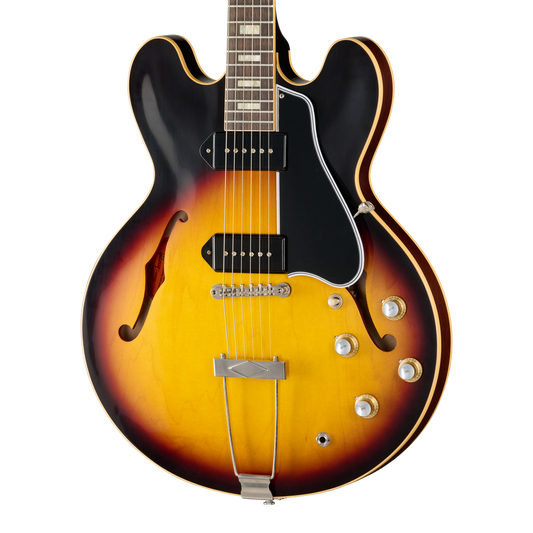 Gibson Custom 1962 ES-330 Reissue, VOS, Vintage Burst Electric Guitar Gibson Custom
