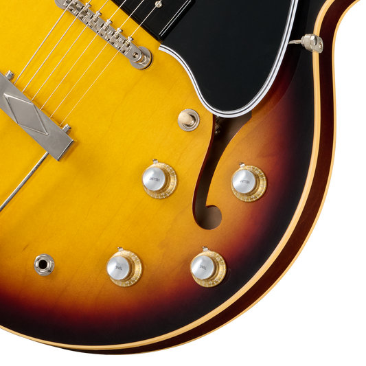 Gibson Custom 1962 ES-330 Reissue, VOS, Vintage Burst Electric Guitar Gibson Custom