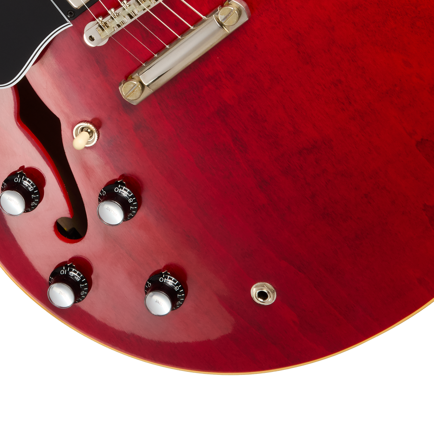 Gibson Custom 1964 ES-335 Reissue, Left-Handed, Sixties Cherry Electric Guitar Gibson Custom