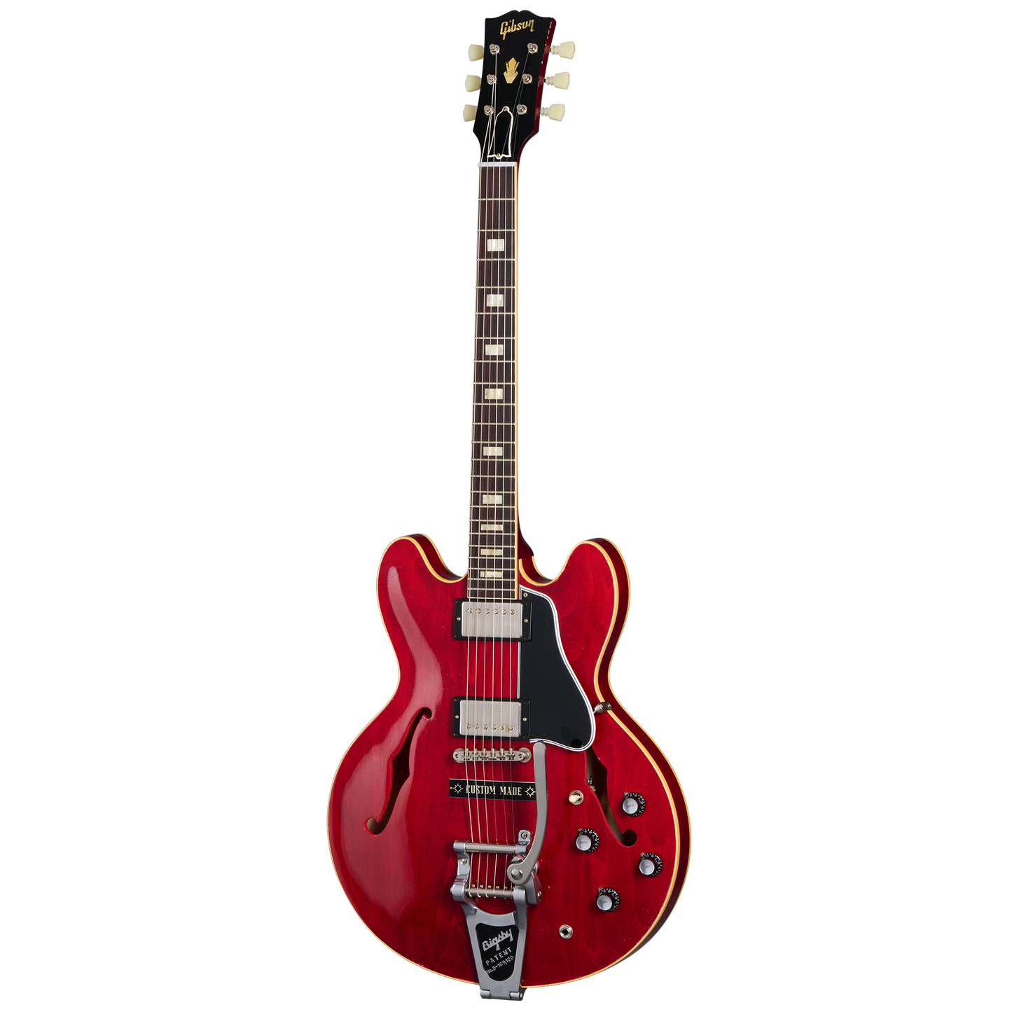Gibson Custom 1964 ES-335 Reissue, Light Aged, Sixties Cherry Electric Guitar Gibson Custom