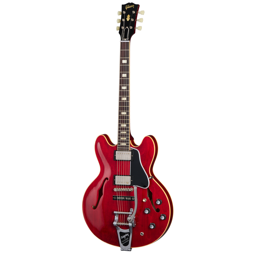 Gibson Custom 1964 ES-335 Reissue, Light Aged, Sixties Cherry Electric Guitar Gibson Custom