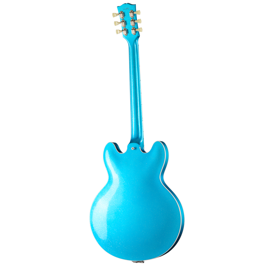 Gibson Custom 1964 ES-345 Reissue, VOS, Sapphire Mist Electric Guitar Gibson Custom