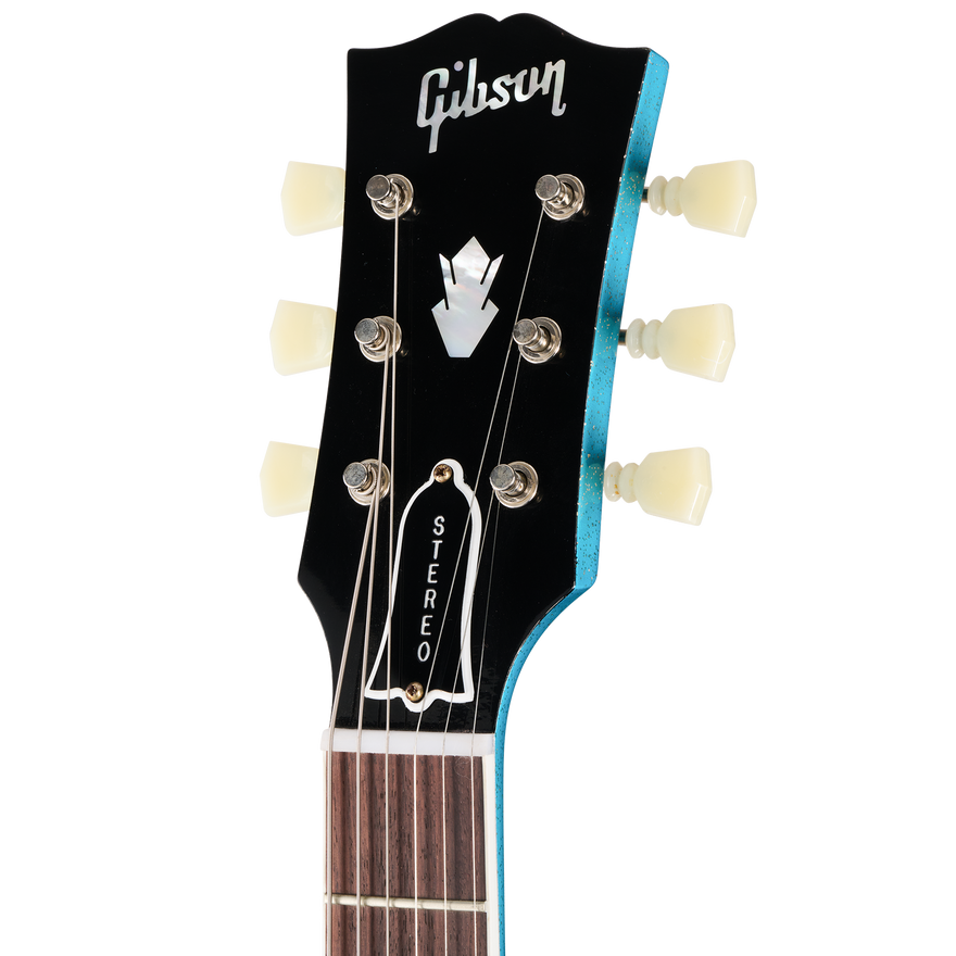 Gibson Custom 1964 ES-345 Reissue, VOS, Sapphire Mist Electric Guitar Gibson Custom
